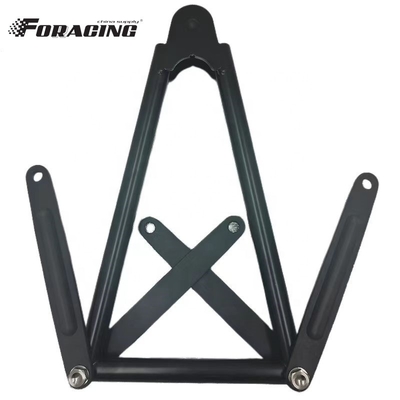 No 13-3/8&quot; Chromoly Jacobs Kit de escalera 1 agujero Negro con correa de escalera y pin Universal
