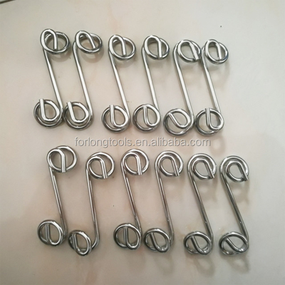 Accesorios universales para automóviles de plata Dzus agarre de resorte.375 sujetadores de giro rápido hechos de acero inoxidable para autos de carreras