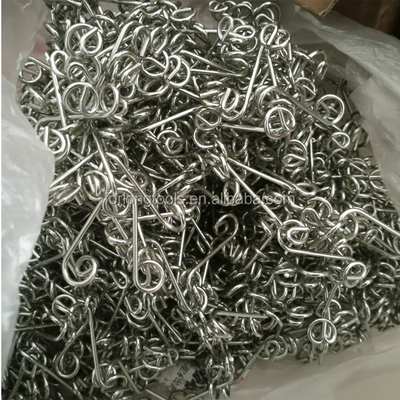 Accesorios universales para automóviles de plata Dzus agarre de resorte.375 sujetadores de giro rápido hechos de acero inoxidable para autos de carreras