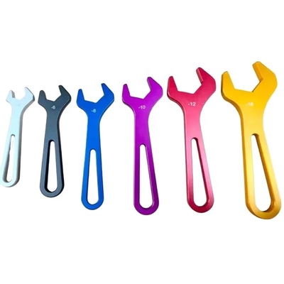 Universal AN Spanner Aluminio Billet Racing Tool Sets 6 pcs Uno Kit AN4-AN16 llaves de Sprint para carreras y ajuste