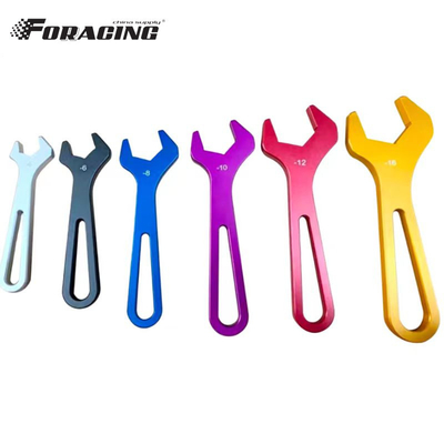 Universal AN Spanner Aluminio Billet Racing Tool Sets 6 pcs Uno Kit AN4-AN16 llaves de Sprint para carreras y ajuste