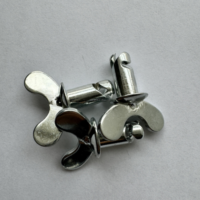 Botones de cabeza de mariposa universales Dzus Dome para Sprint Car Acero 5/16 &quot;x.500&quot; Plata Reemplazar / Reparar Universal Fitment OEM