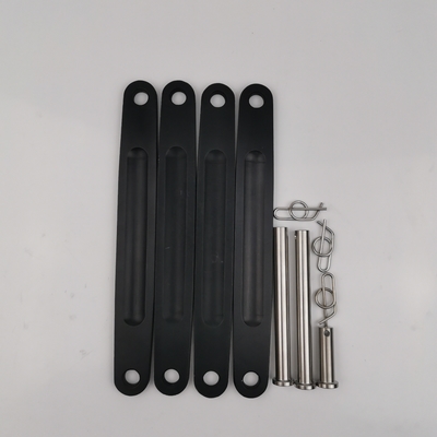 Escalera de Jacobs Negro Reemplazo de aluminio Escalera de Jacobs 7&quot; 3/8&quot; Tamaño del agujero Compatibilidad universal