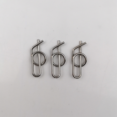 304SS Jacobs Escalera Pin Rue Clip Acero inoxidable 3/8&quot; Sprint Car Rápido de liberación Clip de pin Clevis para el ajuste universal del coche