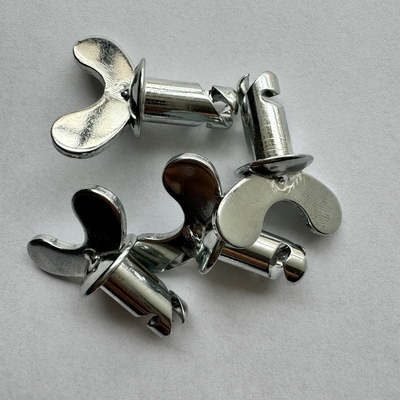 Reemplazar/reparar Propósito OEM aceptado Dzus Dome Botones de cabeza de mariposa con mango Plata 7/16 &quot;x.500&quot; de acero Sprint Car