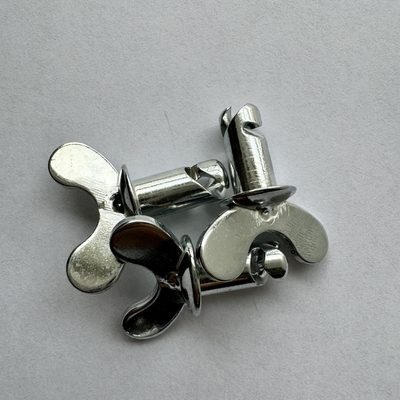 Reemplazar/reparar Propósito OEM aceptado Dzus Dome Botones de cabeza de mariposa con mango Plata 7/16 &quot;x.500&quot; de acero Sprint Car