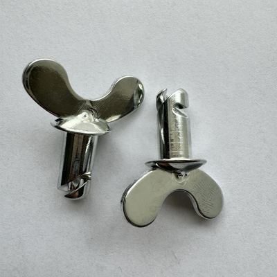 Reemplazar/reparar Propósito OEM aceptado Dzus Dome Botones de cabeza de mariposa con mango Plata 7/16 &quot;x.500&quot; de acero Sprint Car