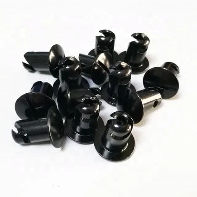 Cuarto negro universal girar auto expulsión Dzus Fijación de aluminio para reemplazar / reparación estándar OE NO. 7/16 &quot;Diámetro de la cabeza