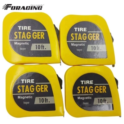 OE NO. Automóvil de carreras estándar 1/4 cuchilla ancha x10 de neumático de pie Stagger Tape Medida para año universal