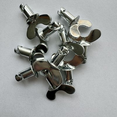 Reemplazo/Reparación Propósito de acero Sprint Car Dzus Botones de cabeza de mariposa con mango de ajuste universal en plata 5/16 "x.500" rendimiento