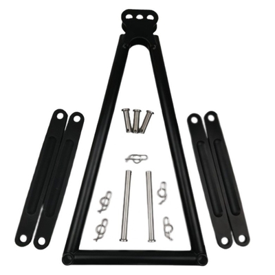 Universal Fitment 13-5/8&quot; Black Jacobs Ladder Kit 1 agujero y 3 agujeros Chromoly 4130 para el coche de carreras de Sprint robusto