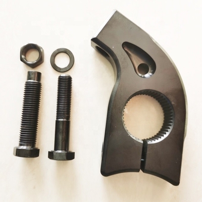 Año Universal Negro PVD Titanio Torsión Stop 1 3/4 &quot;Split 1-1/8&quot; Spline y 7/16 Ajustar perno 3/8&quot; Pin perno para coches de carreras