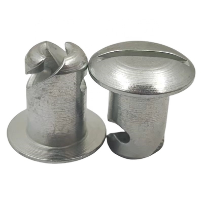 Reemplazo/reparación Propósito Acero de plata Cuarta vuelta Dzus Dúpulo botones de cabeza para el coche de Sprint Maxim 7/16 &quot;x.600&quot;