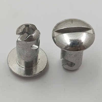 Aluminio de plata universal 5/16&quot;.500&quot; 1/4 Vuelta rápida Dzus Cabeza pequeña Sprint Car OE NO.