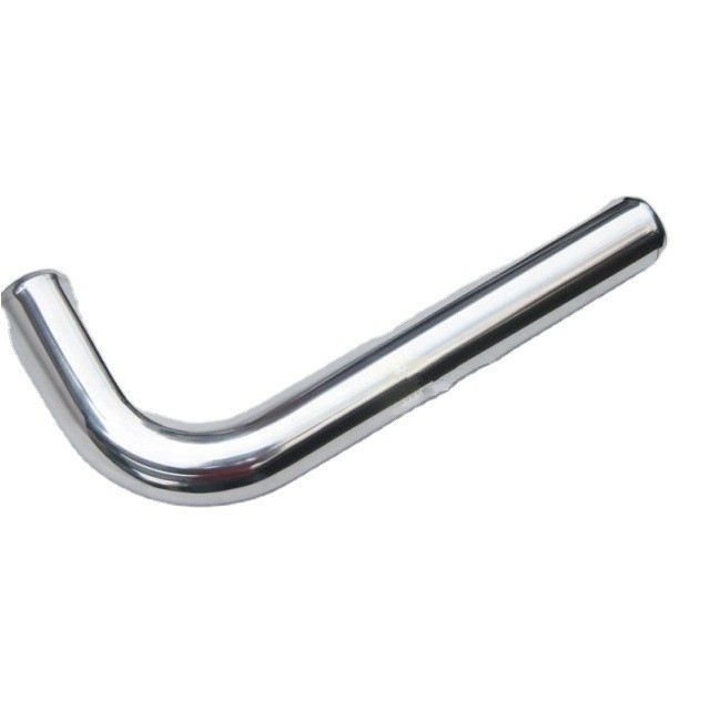 Mejorar su intercooler 1.8mm tubo de entrada de espesor para el flujo óptimo de aire en la flexión 57MM ángulo recto de aluminio en forma de L