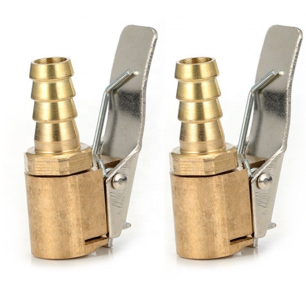 Stock 6MM 8MM neumáticos de automóviles neumáticos de ruedas aire Chuck inflador conector de válvula de bomba para vehículos universales listo para el envío