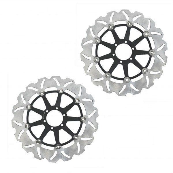 320 mm OD Frente izquierda derecha APRILIA FLOATING FRAME DISC ROTORA F1 FUTURA 125 MX 125 RS 125 con 4,5 mm de espesor