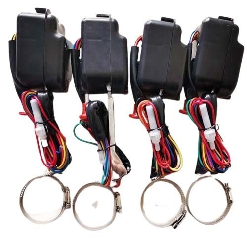 Automóvil universal Columna de cromo negro montado con interruptor de señal de giro con botón de peligro para reemplazar / reparar Durabilidad excepcional
