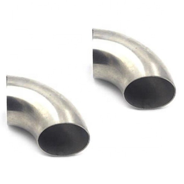Saldadura de conexión 304 de acero inoxidable 90 grados de flexión del codo 1MM de espesor de escape 2 x 3 pulgadas para soporte personalizado