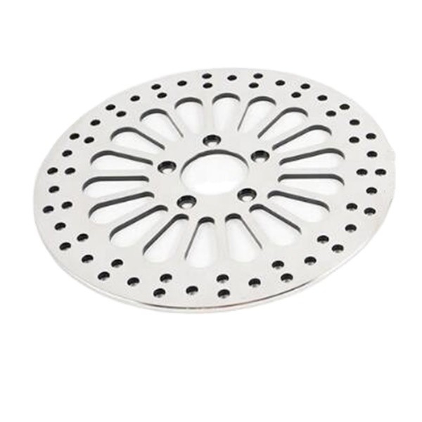 OD 299mm 11.8 pulgadas traseros rotores de freno pulido para Harley derecha izquierda agujero de montaje 5 2.30kg posición delantera trasera