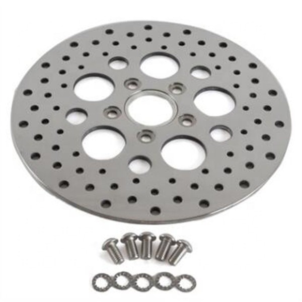 Rotor de disco delantero de freno de acero inoxidable para Harley Davidson y diseño duradero