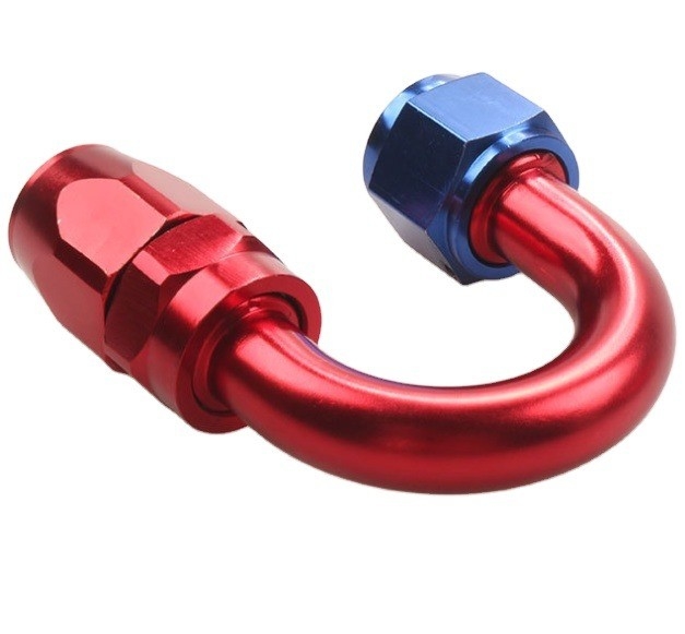 Performance Universal Car Fitment Aluminio AN4 AN6 AN8 AN10 Accesorios giratorios con conexiones en ángulo de 45 grados