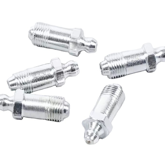 1/4&quot;-19 BSP Grasa de pezón de la tapa de acero inoxidable ajuste recto 90 grados para el equipo de transporte soporte personalizado OEM