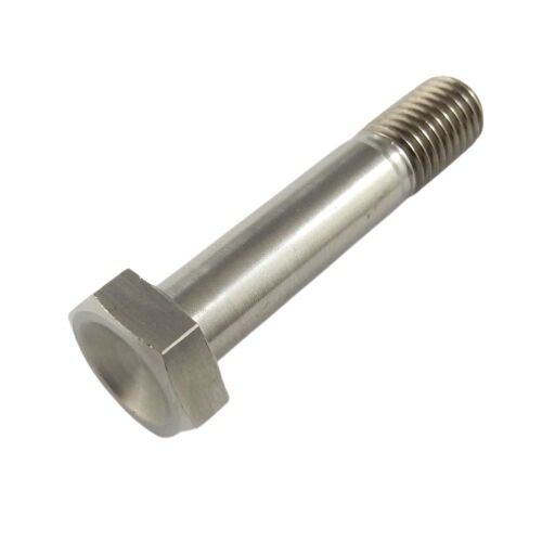 Sprint Car 5/16&quot;-24 x 1-1/2&quot; UNF Titanio Hex cabeza perno estándar DIN hecho de aleación de titanio 6AL-4V con acabado natural