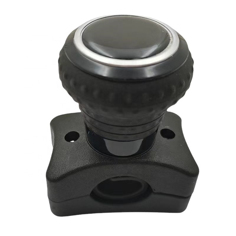 El volante del coche de ajuste universal negro Booster Spinner Knob 360 grados de agarre de la bola girando control manual para una operación sin problemas