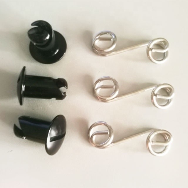 Solución de reemplazo universal de cuatro vueltas de aluminio estándar universal Dzus sujetador 7/16.500 largo con muelles 1-3/8 &quot;