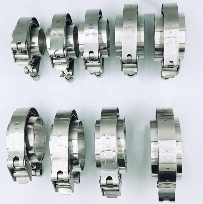 1.5-6.0 Universal 304 V banda de acero inoxidable de los abrazaderos de escape con equipo de brida masculino femenino año universal universal