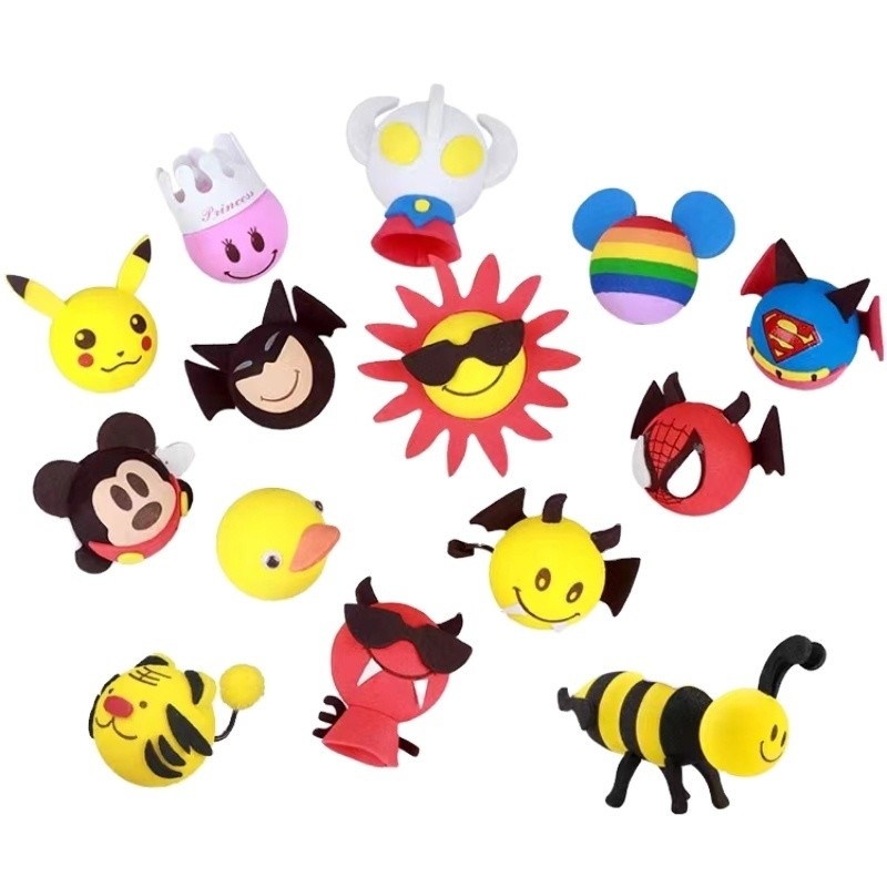 Accesorios para automóviles universales de antena de pelota en espuma EVA multicolor con material de juego suave