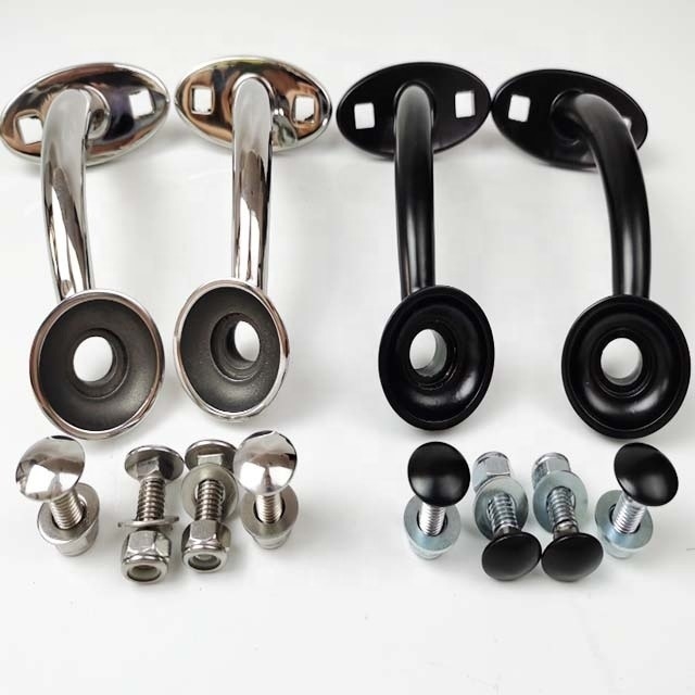 Rodas de acero para ratas de la calle Rodas de luces de frente negras o pulidas Montantes para montaje universal de automóviles Rendimiento superior