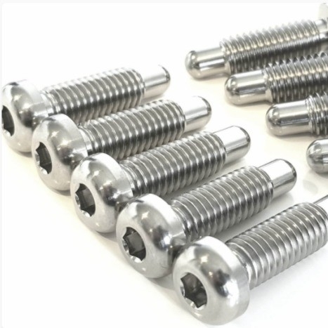 Reemplazar/reparar el eje delantero del eje 3/8-18UNC*1.125 para el coche Sprint hecho de titanio natural GR5 Reemplazo/reparación universal
