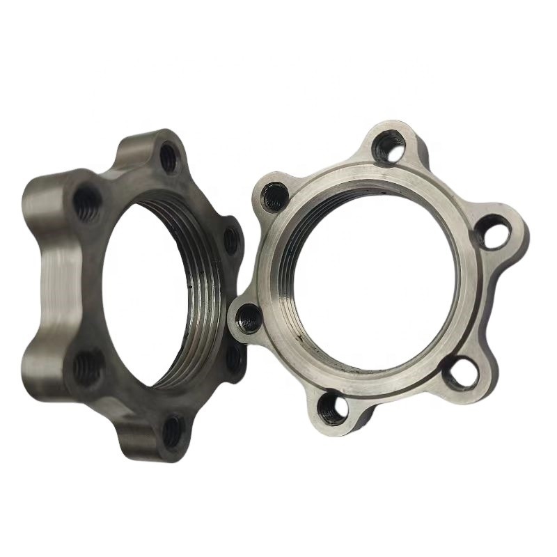 Experimenta un rendimiento inigualable de un coche de carreras con una tuerca de cerradura de titanio de plata 1-3/16&quot;-18