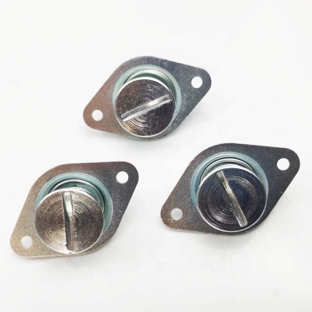 Fijación automática de acero universal hecha a medida 7/16 &quot;Plata de Dzus Fijaciones para autos de Sprint y enanos