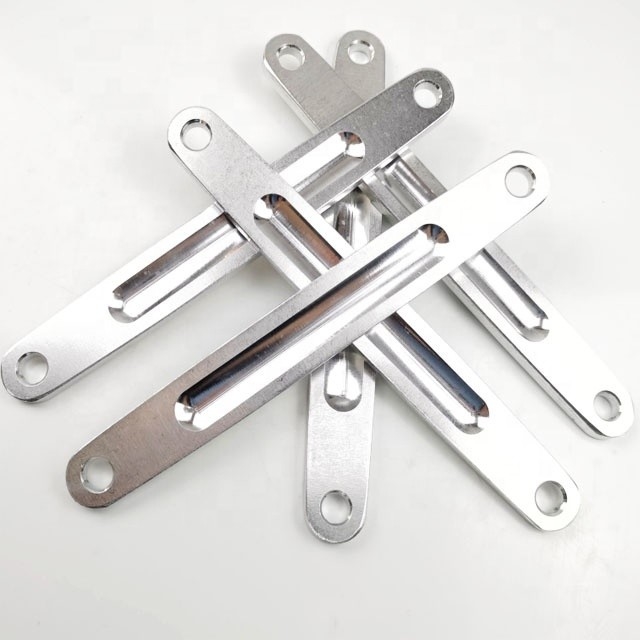 Universal 3/8&quot; agujero Dia plata y negro acabado de aluminio Jacobs Cintas de escalera de 5,0 mm de espesor para Sprint Car