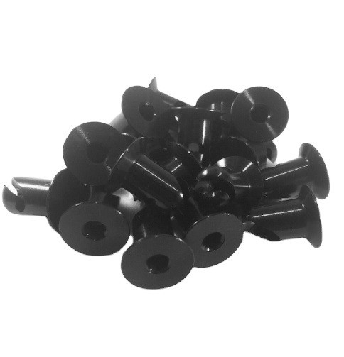 Universal Year Standard OE NO. 7/16&quot; Botón de aluminio Dzus Flush Allen Cabeza Cuarto Girar Fijaciones.500 Negro Instalación rápida y segura