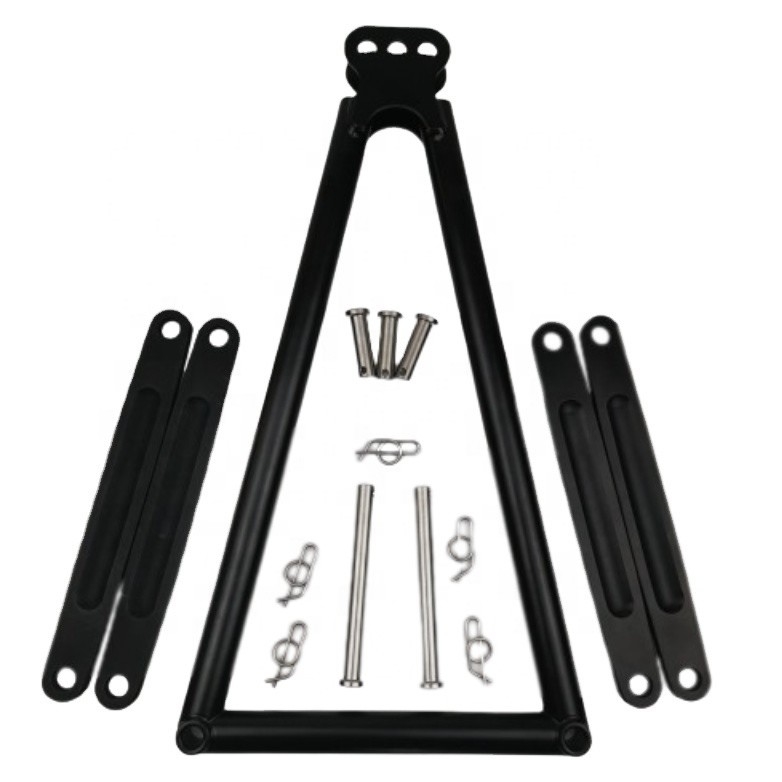 Acero de ajuste de automóviles universal 13-5/8&quot; 14&quot; Escalera Jacobs con correas de aluminio y pines de titanio
