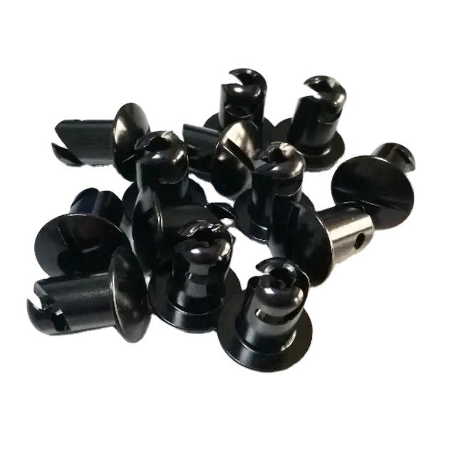 OE NO. Customizado de aluminio Cuarta vuelta Dzus Dúpulo botones de cabeza Negro 5/16 &quot;x.550&quot; para el aumento del rendimiento universal