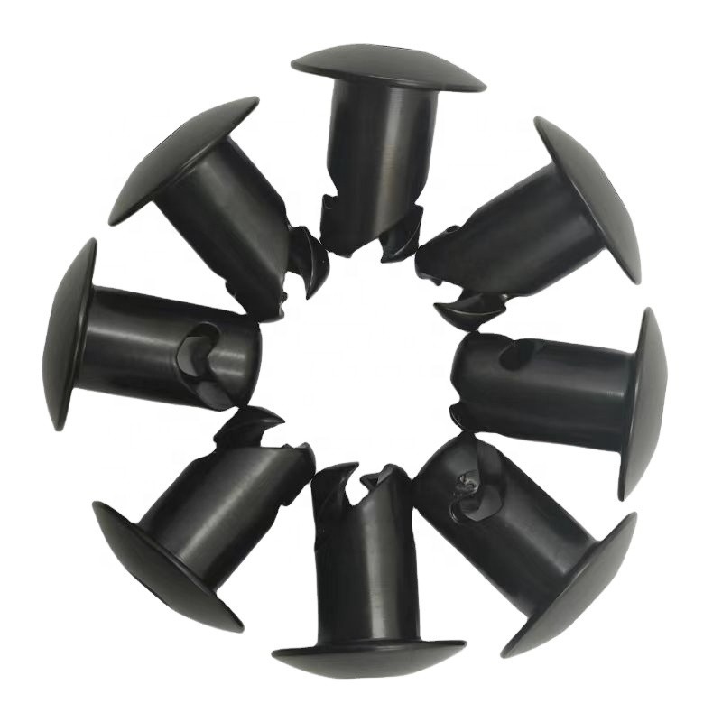 Universal 7/16 &quot;Aluminio Dzus Stud Dome Head.500 Negro Cuarto Girar Fijaciones La mejor opción para la personalización de automóviles Sprint