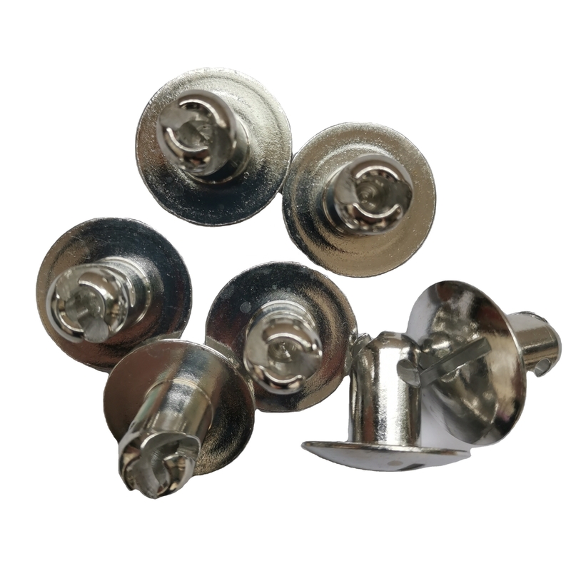 Corazón grande de aluminio plateado 1&quot; Dzus Fijaciones para Sprint Auto Parts Quarter Turn Dzus 7/16*.500&quot; OE NO. Estándar