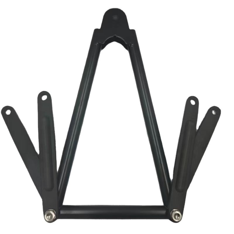 No 13-3/8&quot; Chromoly Jacobs Kit de escalera 1 agujero Negro con correa de escalera y pin Universal