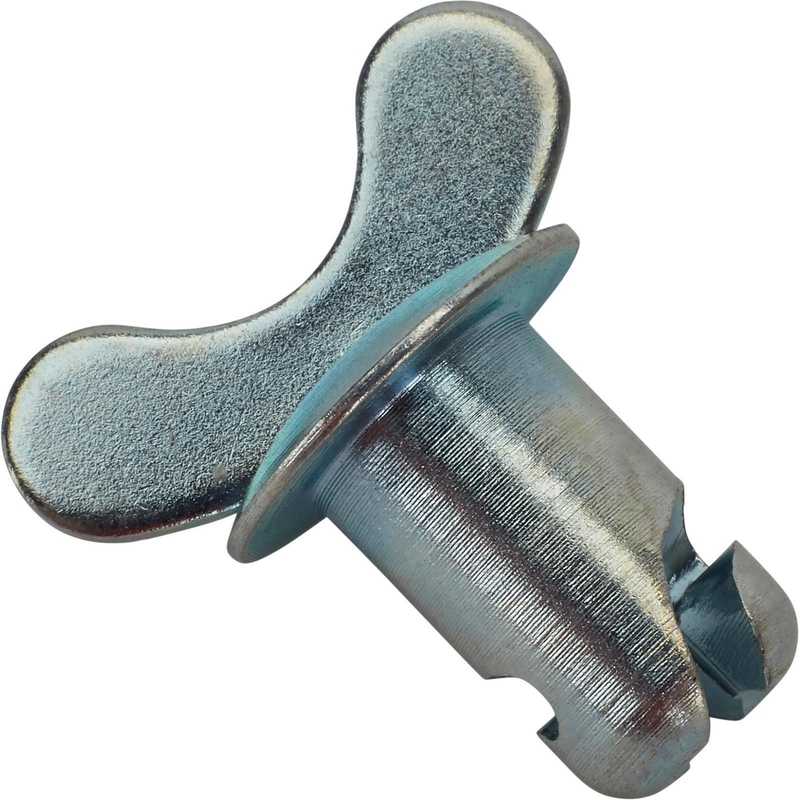 Mejorar el sistema de sujeción de su coche Sprint con plata 5/16 &quot;x.500&quot; acero Dzus Domo Botones de cabeza de mariposa y mango