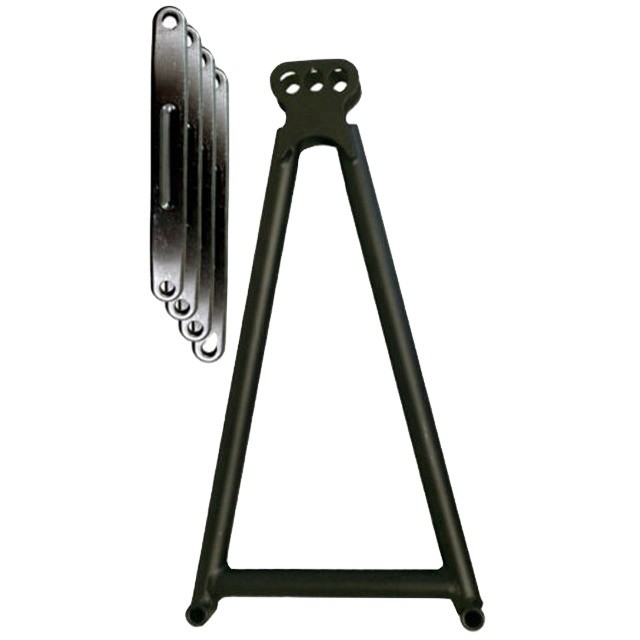 13-5/8&quot; Black Jacobs Ladder Kit hecho de Chromoly durable 4130 para el ajuste universal en autos de Sprint y construcción durable