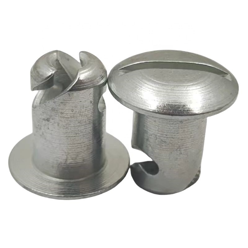 Reemplazo/reparación Propósito Acero de plata Cuarta vuelta Dzus Dúpulo botones de cabeza para el coche de Sprint Maxim 7/16 &quot;x.600&quot;